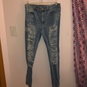 American eagle ripped jeans (make offers)